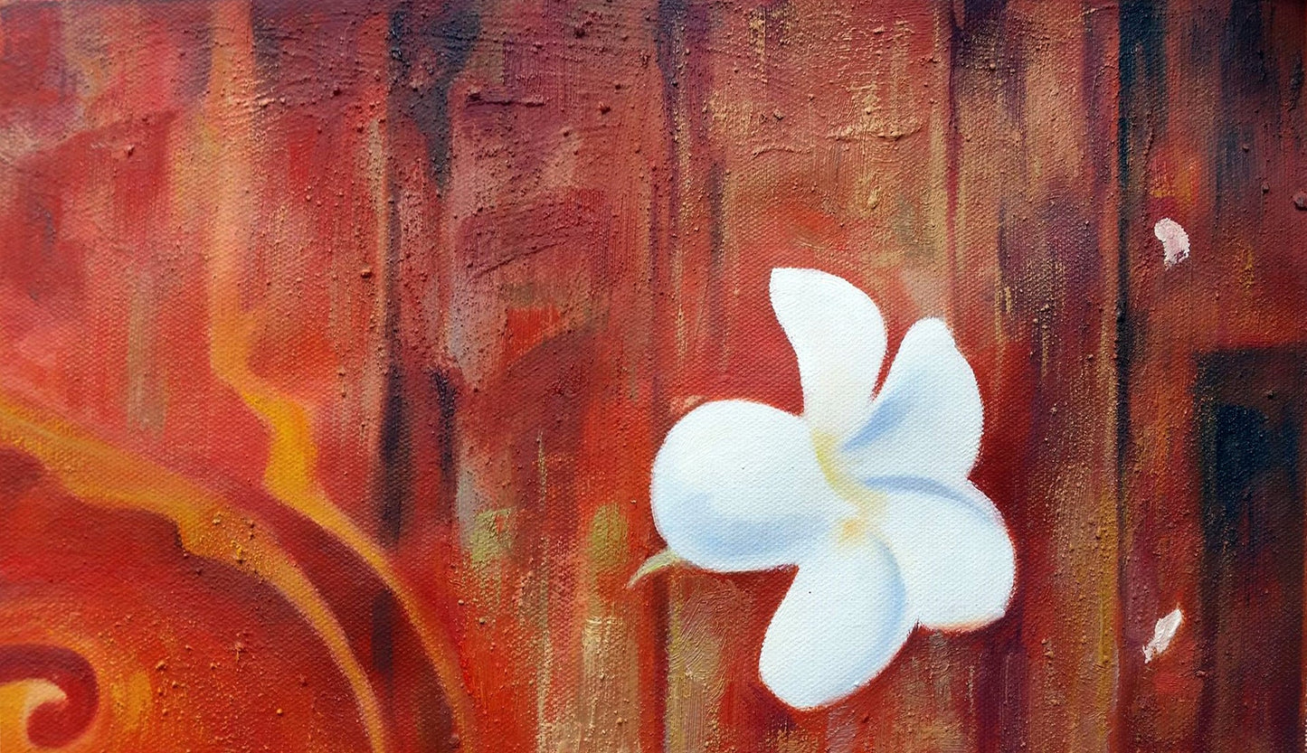 Original Buddha Oil Painting on Canvas Genuine Hand-Painted Signed Unframed - RoseStraya.com