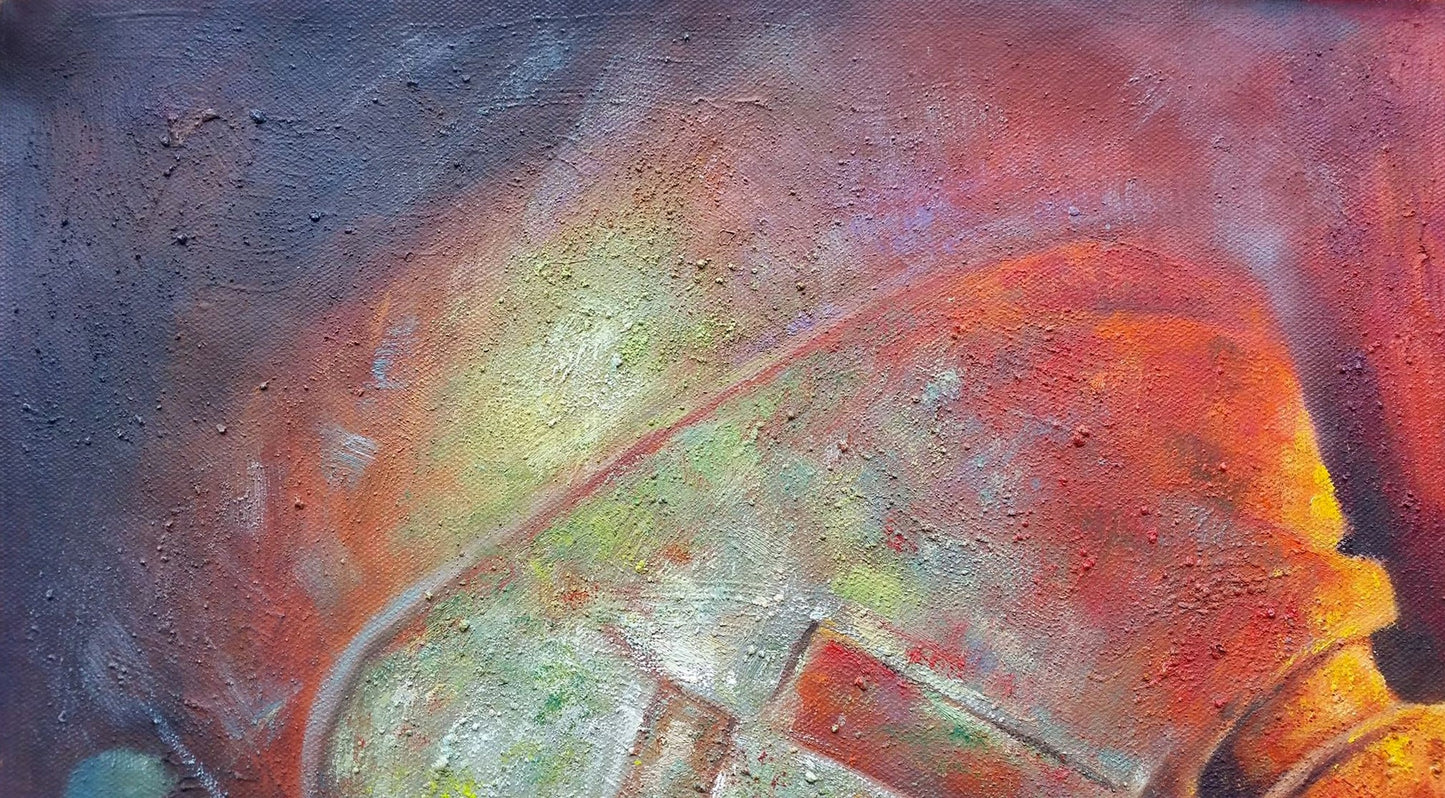 Original Buddha Oil Painting on Canvas Genuine Hand-Painted Signed Unframed - RoseStraya.com