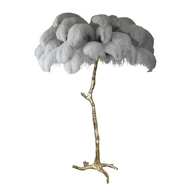 Palmera Straya Luxury Feather Table/Floor Lamps Living Room Bedroom Indoor Lighting - RoseStraya.com