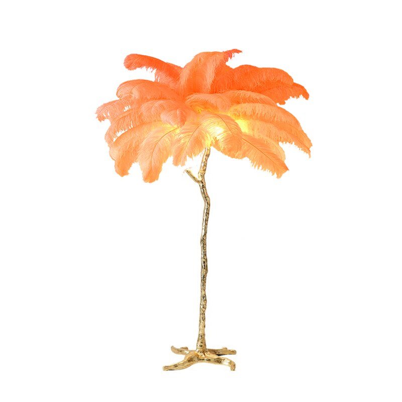 Palmera Straya Luxury Feather Table/Floor Lamps Living Room Bedroom Indoor Lighting - RoseStraya.com