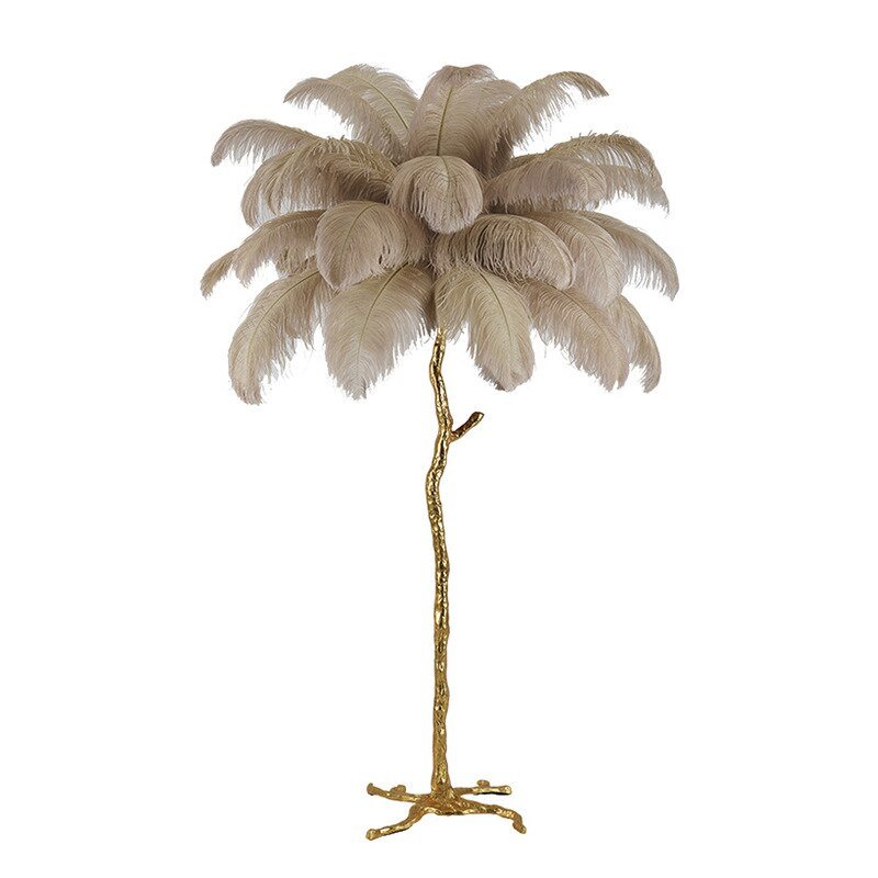 Palmera Straya Luxury Feather Table/Floor Lamps Living Room Bedroom Indoor Lighting - RoseStraya.com