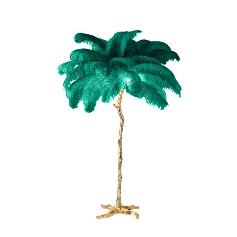 Palmera Straya Luxury Feather Table/Floor Lamps Living Room Bedroom Indoor Lighting - RoseStraya.com