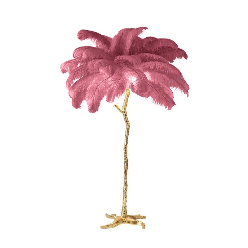 Palmera Straya Luxury Feather Table/Floor Lamps Living Room Bedroom Indoor Lighting - RoseStraya.com