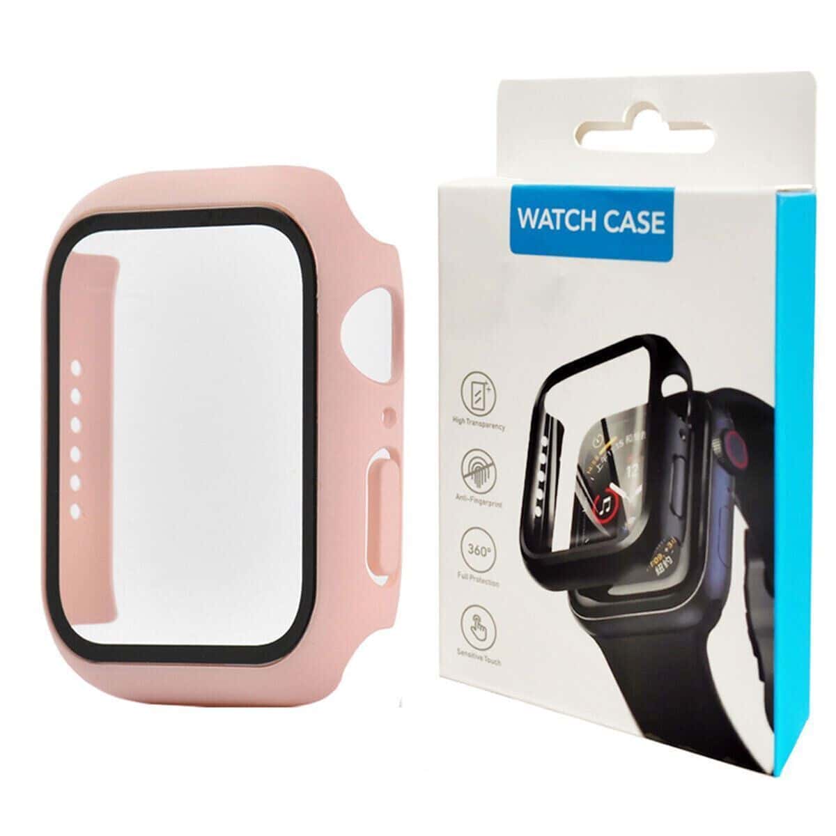 Apple Watch Case iWatch Series SE 8 7 6 5 4 3 Full Glass Cover 38 40 41 42 44 45