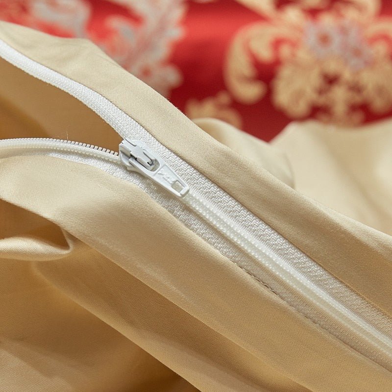 Rochana 1000TC Satin Jacquard Egyptian Cotton Luxury European Duvet Cover Sets - RoseStraya.com