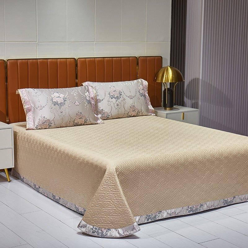 Roseo 1000TC Satin Jacquard Egyptian Cotton Luxury European Duvet Cover Sets - RoseStraya.com