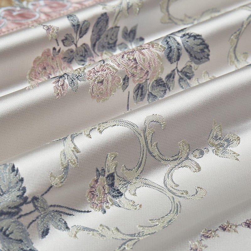 Roseo 1000TC Satin Jacquard Egyptian Cotton Luxury European Duvet Cover Sets - RoseStraya.com