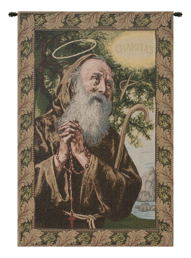 St. Frances from Paola Italian Tapestry - RoseStraya.com