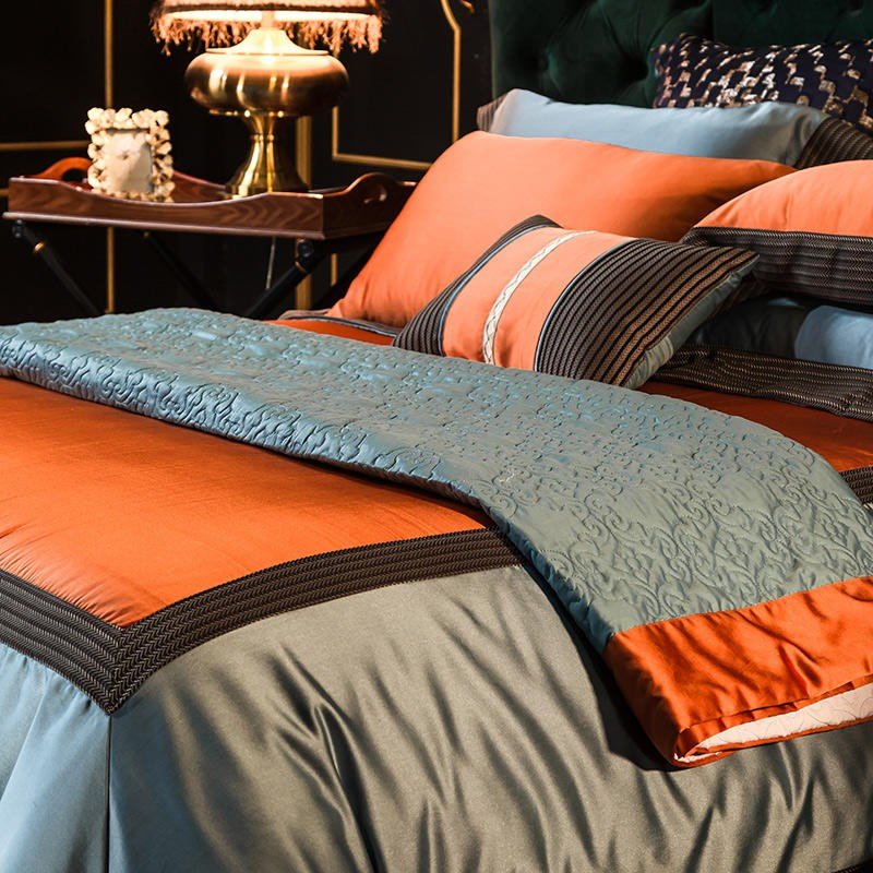 Steeden Embroidery Egyptian Cotton Duvet Cover Set - RoseStraya.com