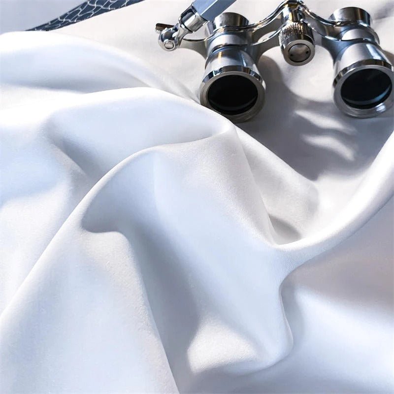 Timeless White Egyptian Cotton Luxury Hotel Duvet Cover Set - RoseStraya.com