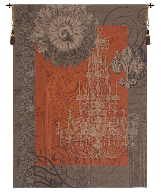 Le Grand Lustre Orange French Tapestry