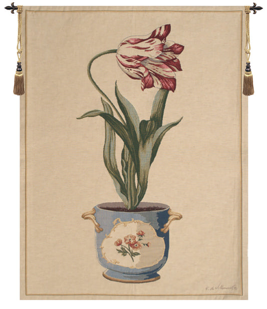 Red Tulip II European Tapestry