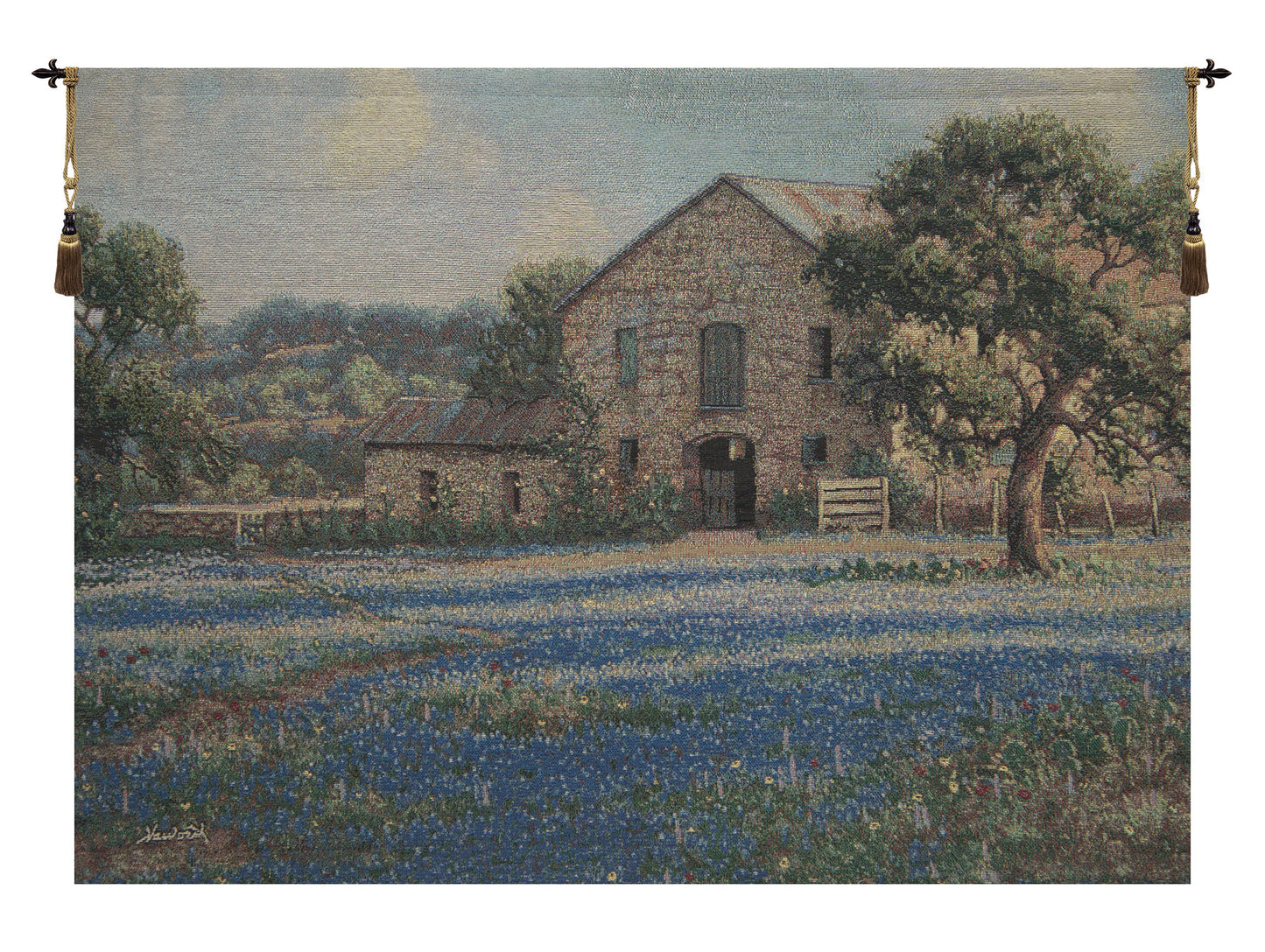 Field of Flowers Fine Art Tapestry