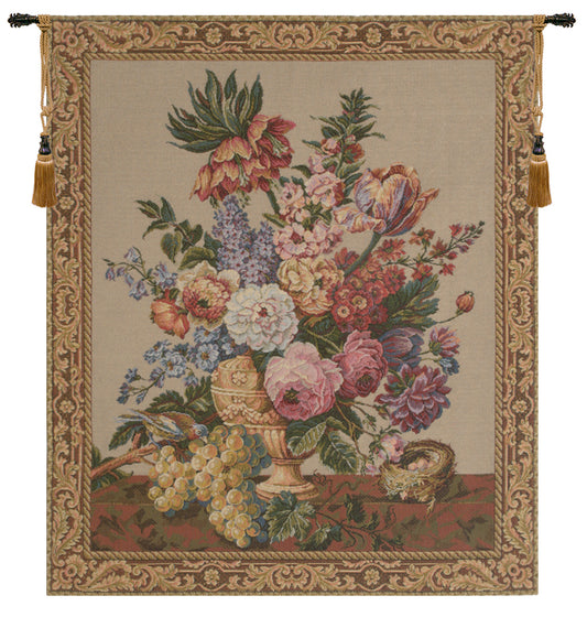 Brussels Bouquet Creme European Tapestry
