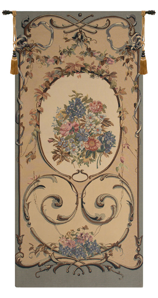 Caroline Blue Belgian Tapestry Wall Art