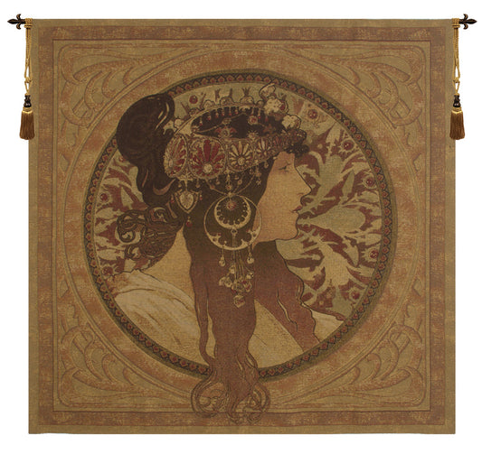 Muchas Donna Orechini Square Belgian Tapestry