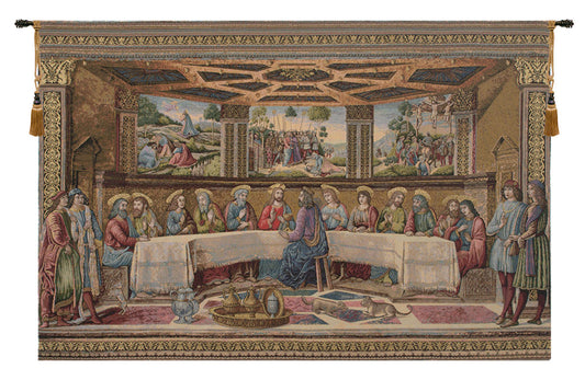 Last Supper by Rosselli Italian Wall Tapestry
