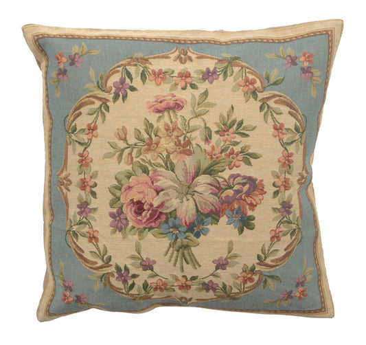 Bouquet Floral Blue European Cushion Covers