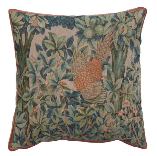A Pheasant In A Forest Large French Cushion Cover