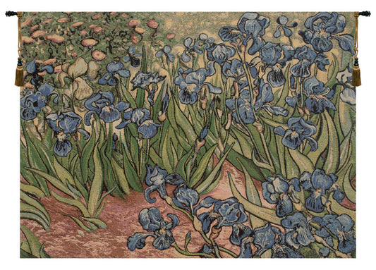 Iris Small by Van Gogh Italian Wall Tapestry