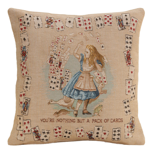 The Pack of Cards French Cushion Cover