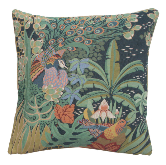 Jungle and Two Birds French Cushion Cover