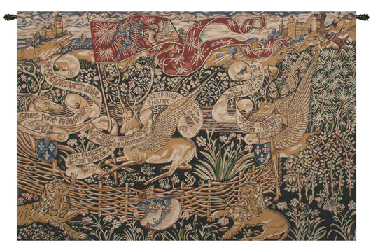 The Winged Stags Black Tapestry Wholesale