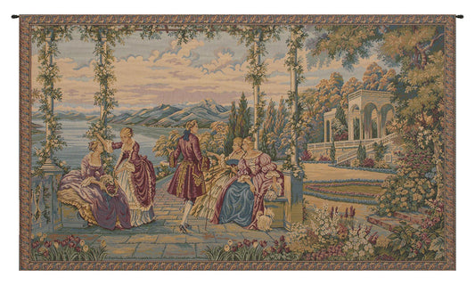 Dame e Lago Italian Wall Tapestry