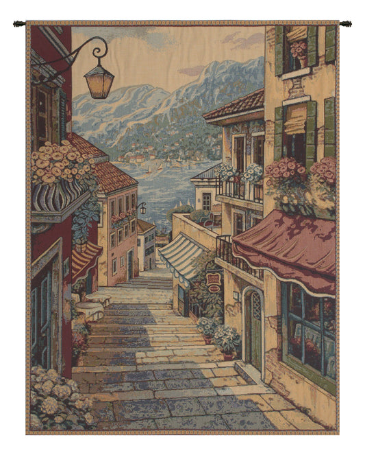 Bellagio Scalinata Italian Wall Tapestry