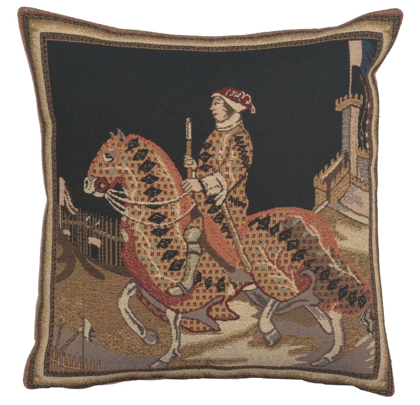 Knight Of Siena Cushion Cover Wholesale