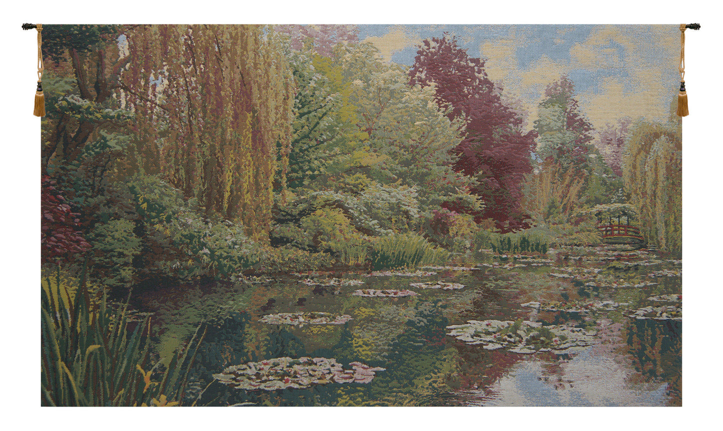 Monet Left Panel No Border Belgian Tapestry Wall Art