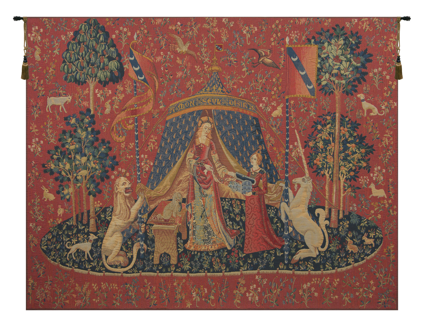 Le Desir Clair Belgian Tapestry Wall Art