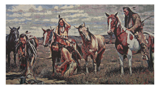 The Smoldering Coals Stretched Wall Tapestry