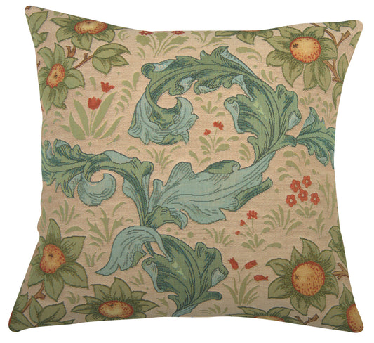 Arabesques w/Orange Tree Light French Cushion Cover