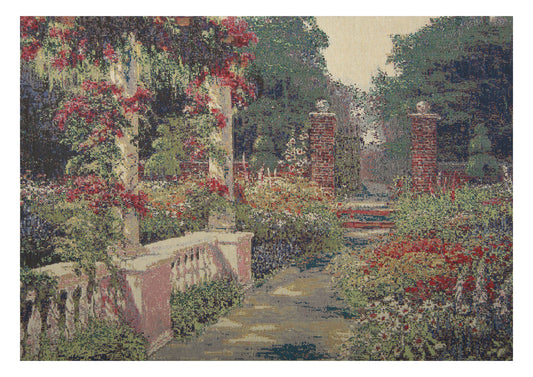 Forgotten Garden  Stretched Wall Tapestry