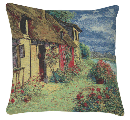 Tranquil Cottage Decorative Pillow Cushion Cover
