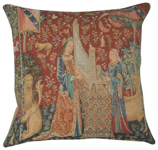 The Hearing I Large French Cushion Cover