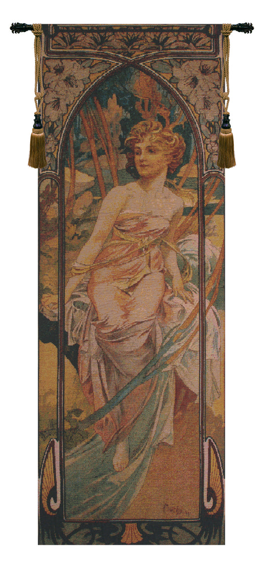 Mucha Matin Bright Belgian Tapestry Wall Art