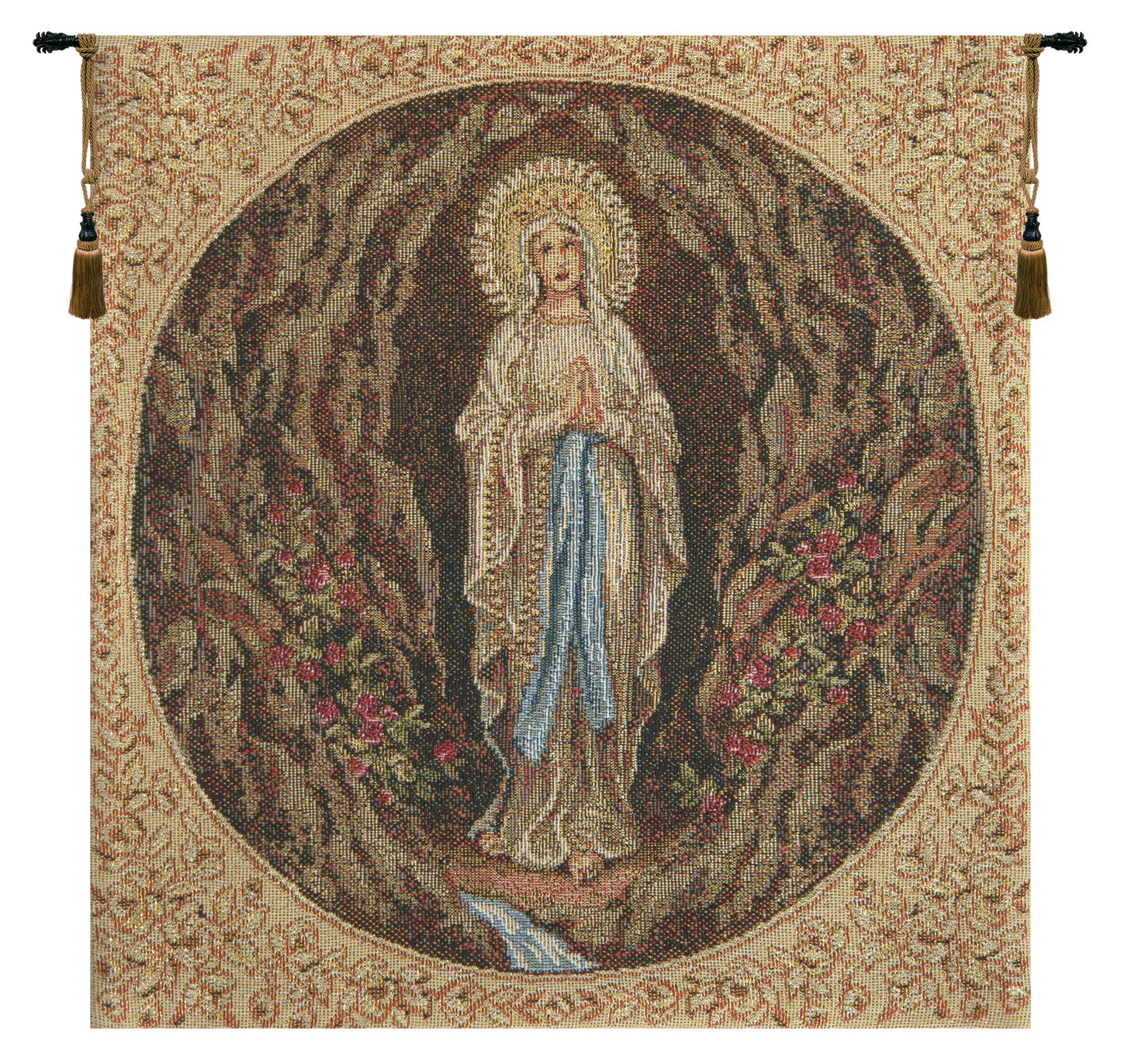 Madonna di Lourdes Square European Wall Art