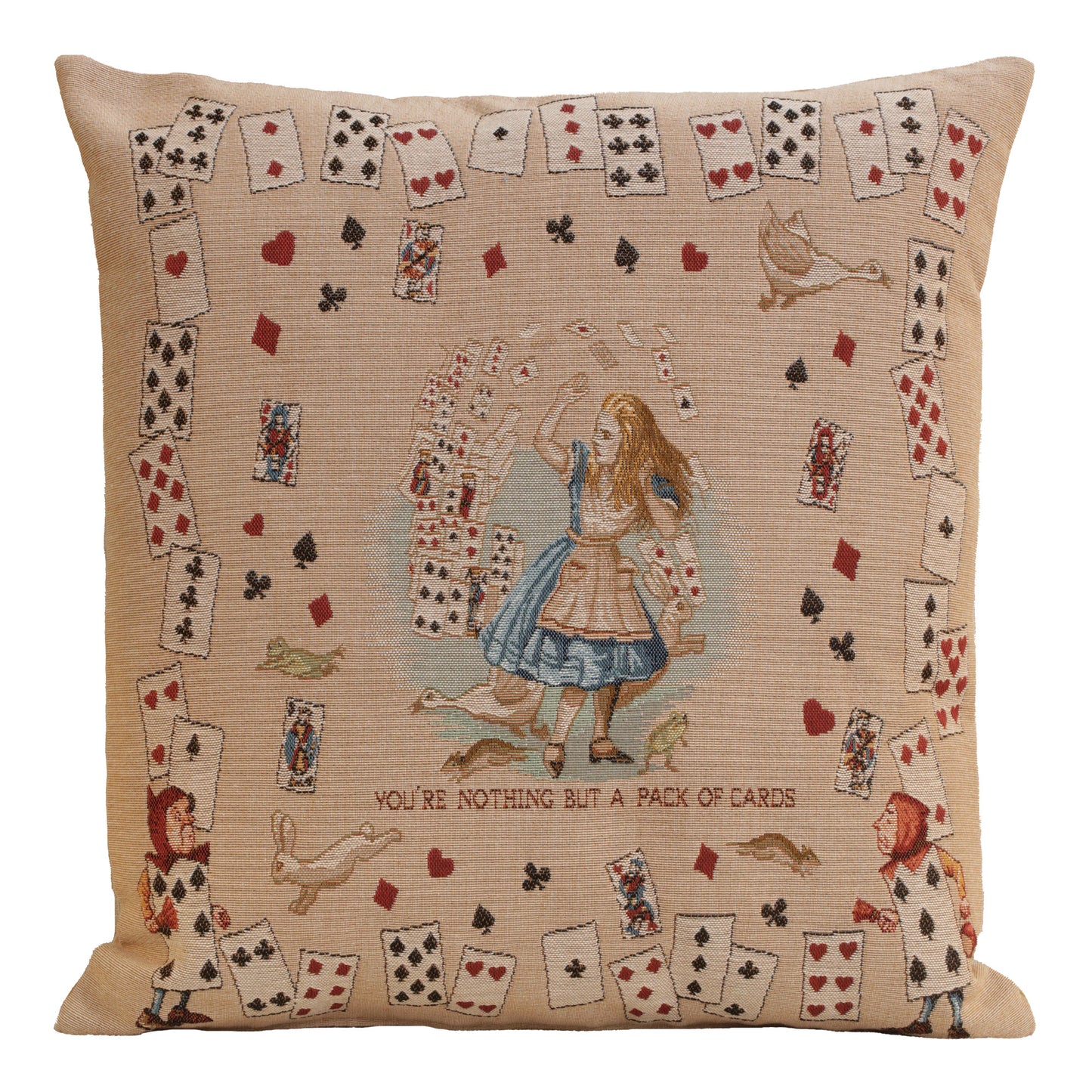 The Pack of Cards Alice In Wonderland French Cushion Cover