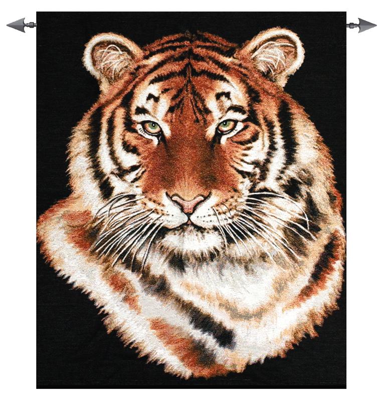 Majestic Tiger Small Fine Art Tapestry