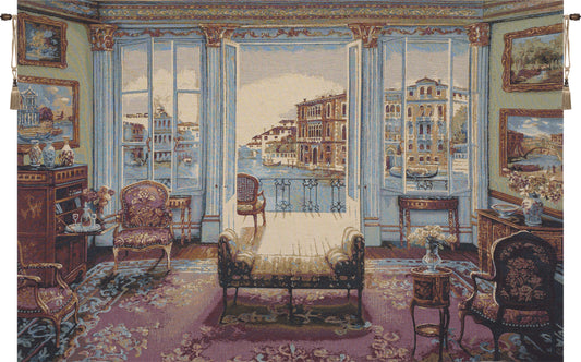 Interno Veneziano Italian Wall Tapestry