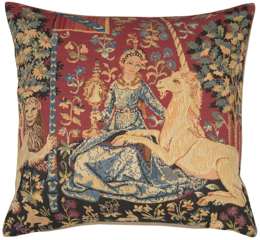 Medieval View Large European Cushion Covers