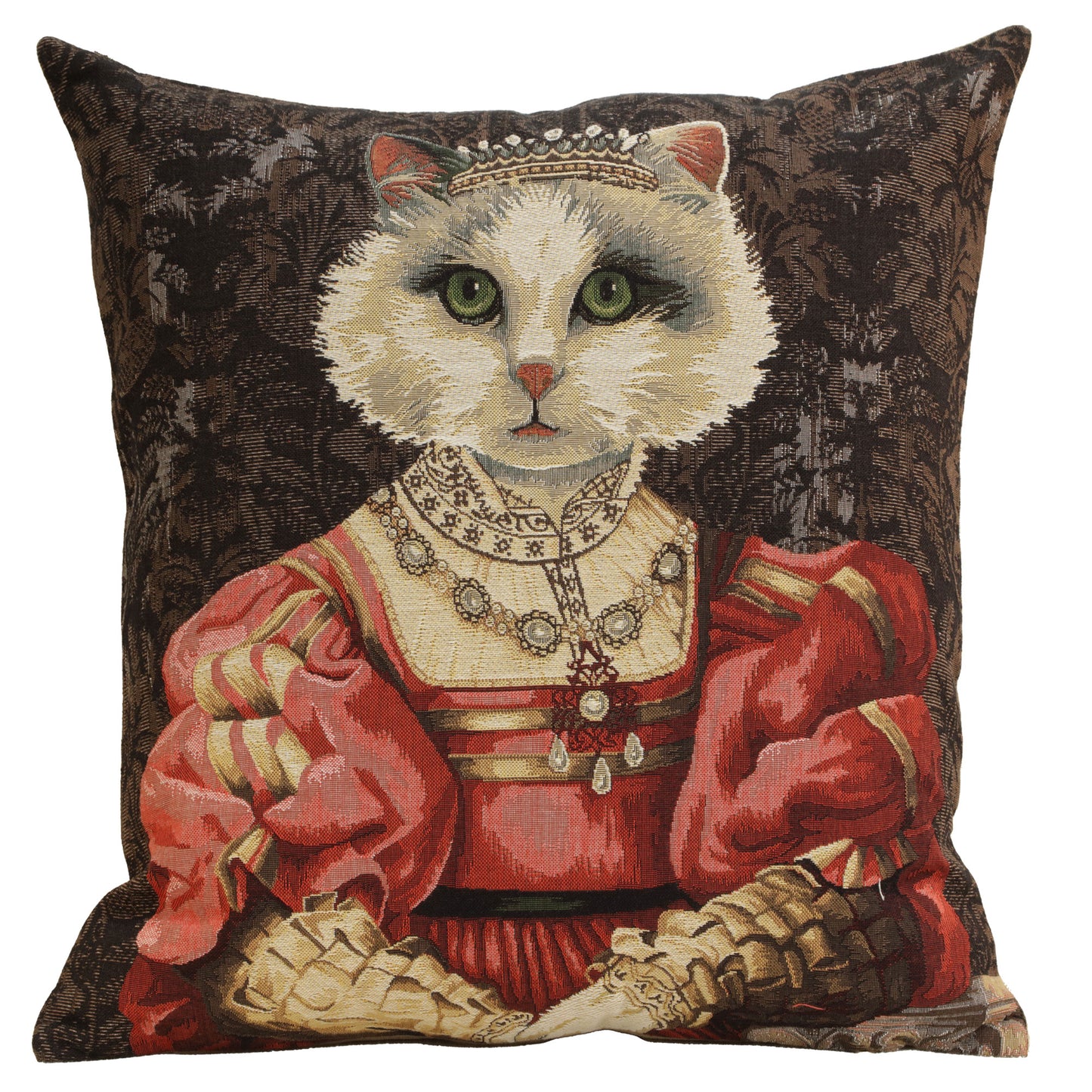 Cat With Crown A European Cushion Covers