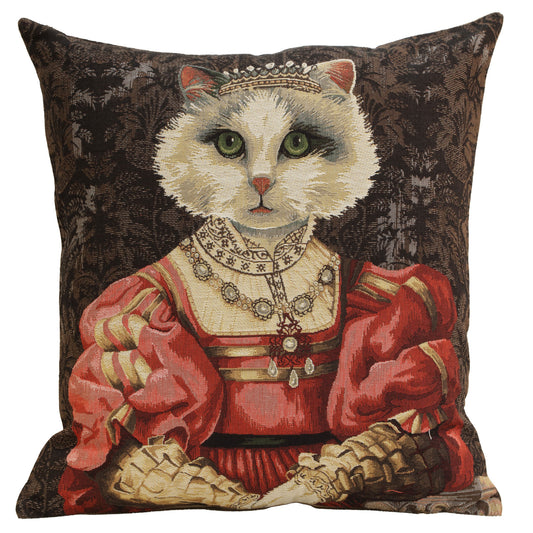 Cat With Crown A European Cushion Covers
