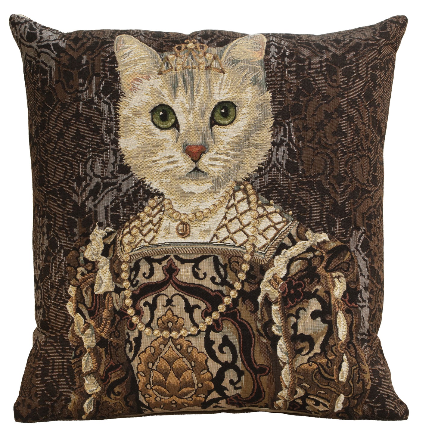 Cat With Crown B European Cushion Covers