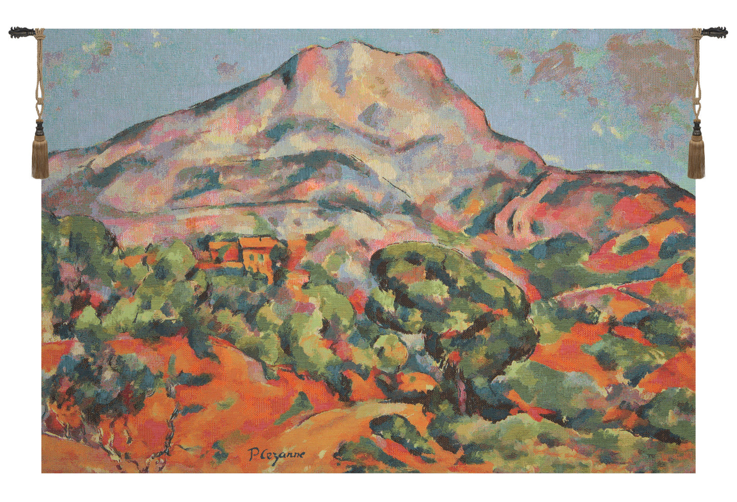Mont Sainte-Victoire by Cesanne European Tapestry