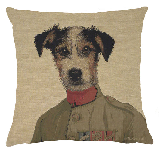 Percival Terrier Green European Cushion Covers
