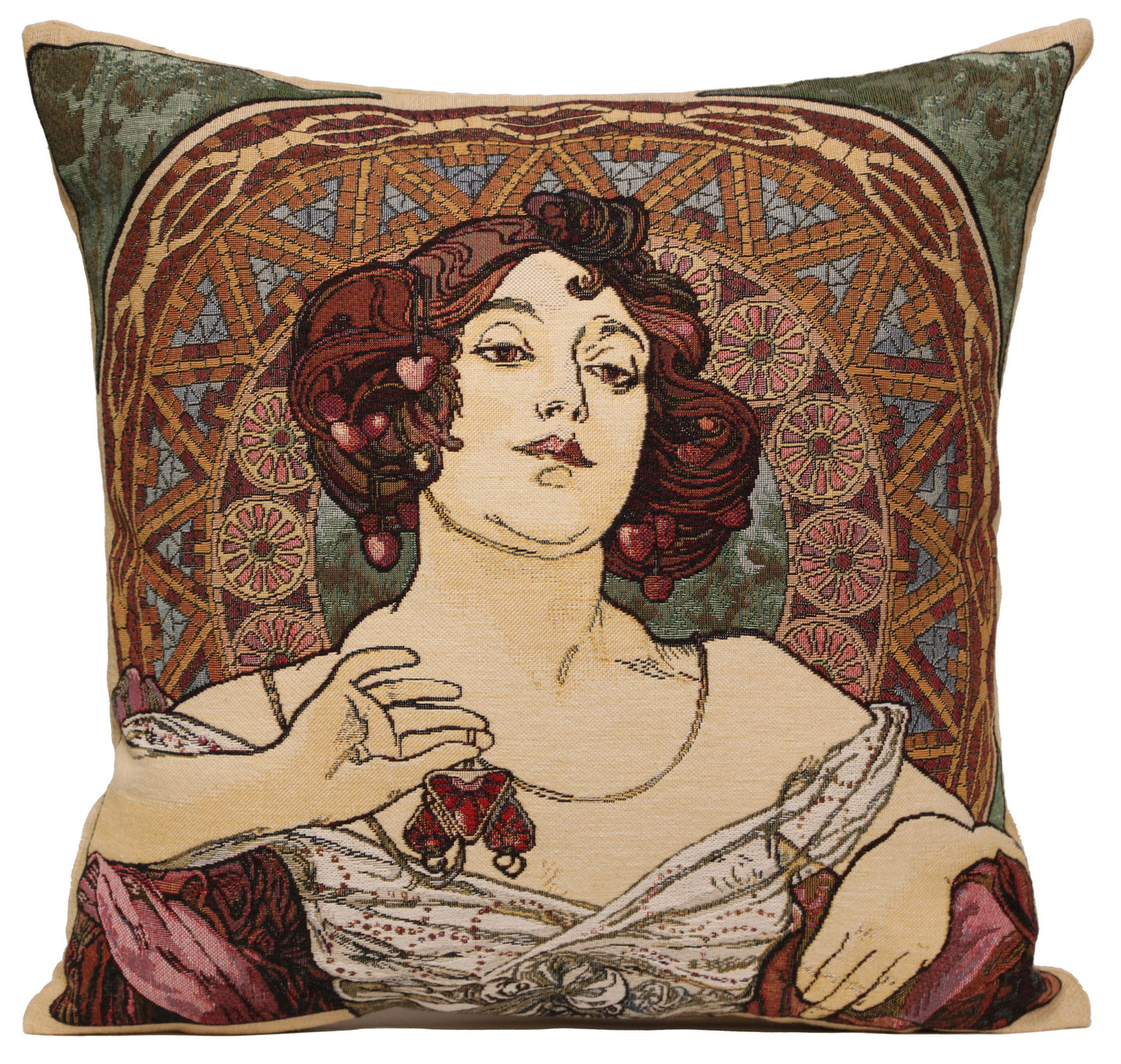 Mucha Rubis Stone I European Cushion Covers