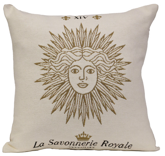 Gold Sun French Cushion Cover